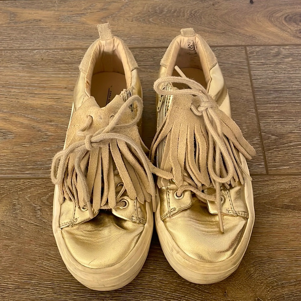 Zara Gold Shoes